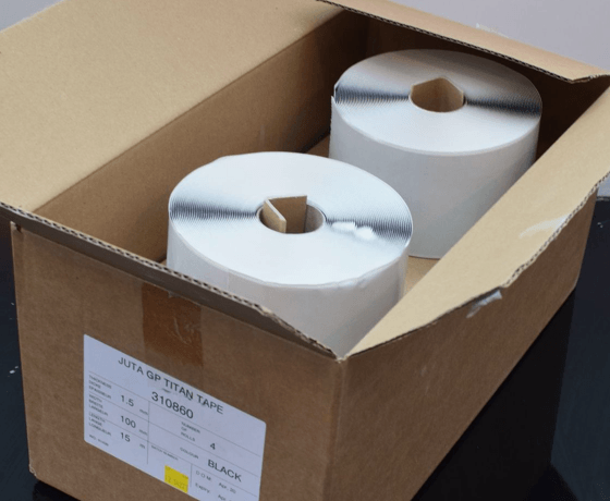 JUTA GP® TITAN TAPE – is an extruded butyl tape designed for jointing JUTA Gas Barriers.